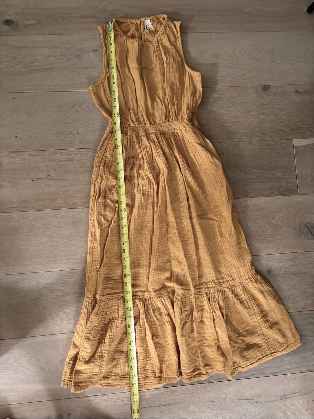 Pact 100% organic cotton Coastal Double Gauze Cutout Midi beach summer Medium - Picture 5 of 10